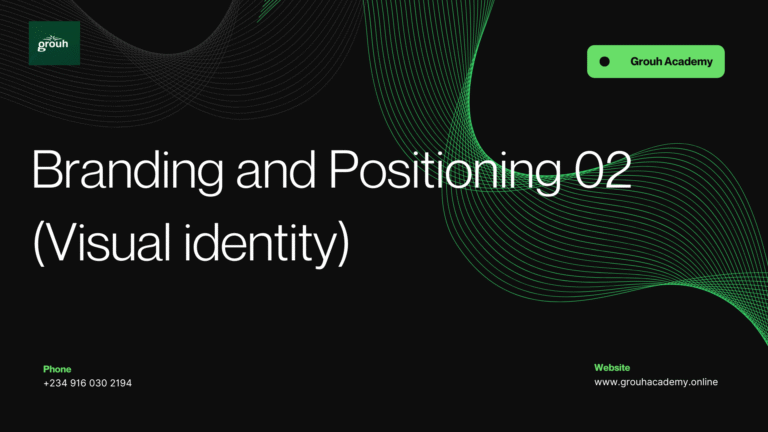 Branding and Positioning: Designing Your Visual Identity